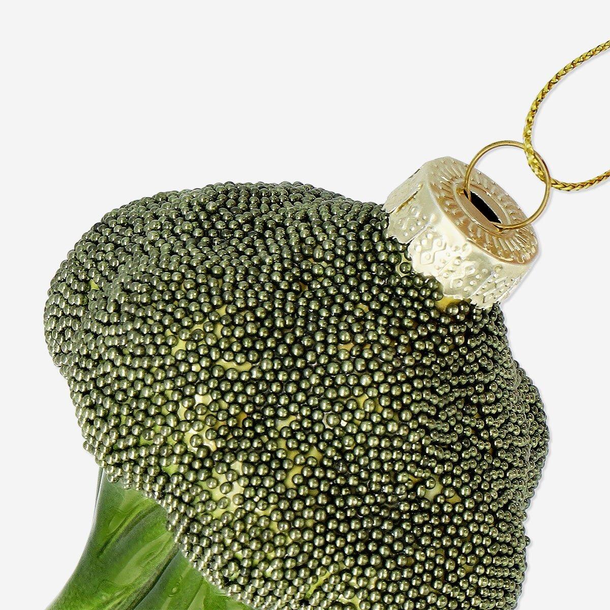 Green Christmas Bauble - Broccoli