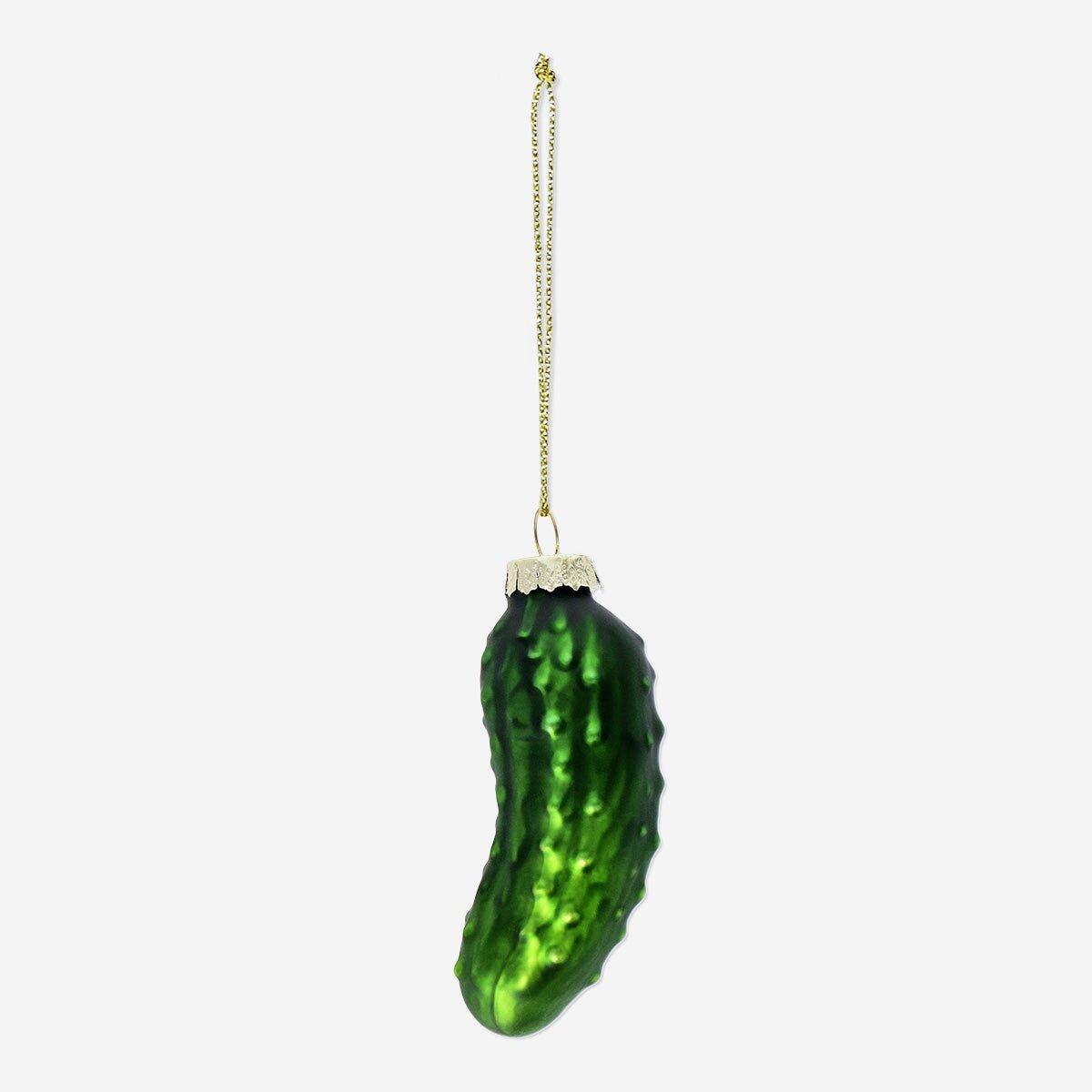 Green Christmas Bauble - Pickle