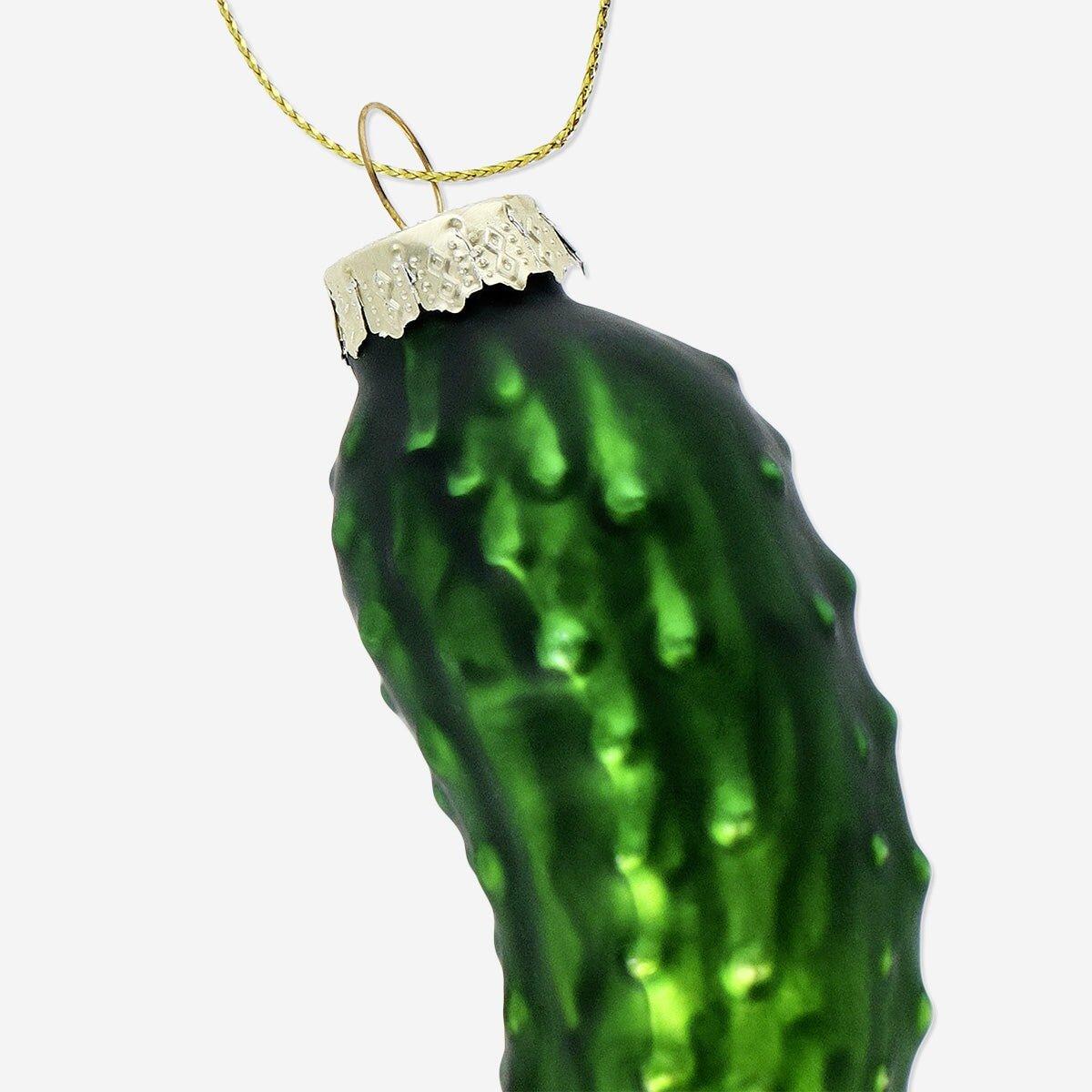 Green Christmas Bauble - Pickle