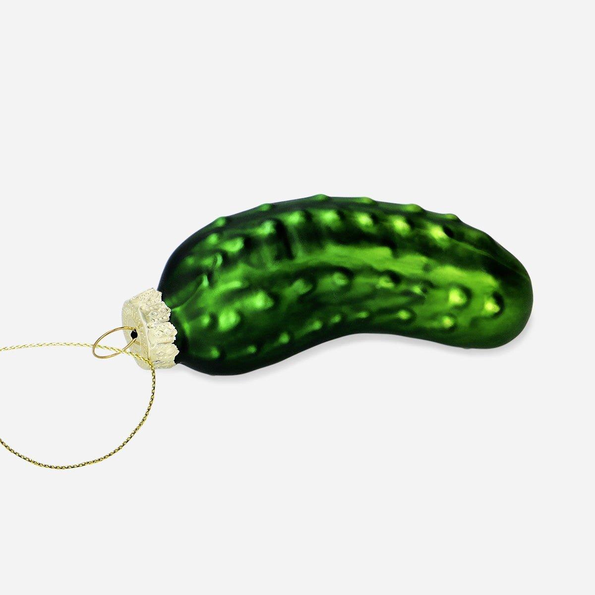 Green Christmas Bauble - Pickle