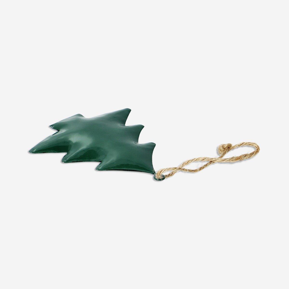 Green Metal Christmas Tree Ornament
