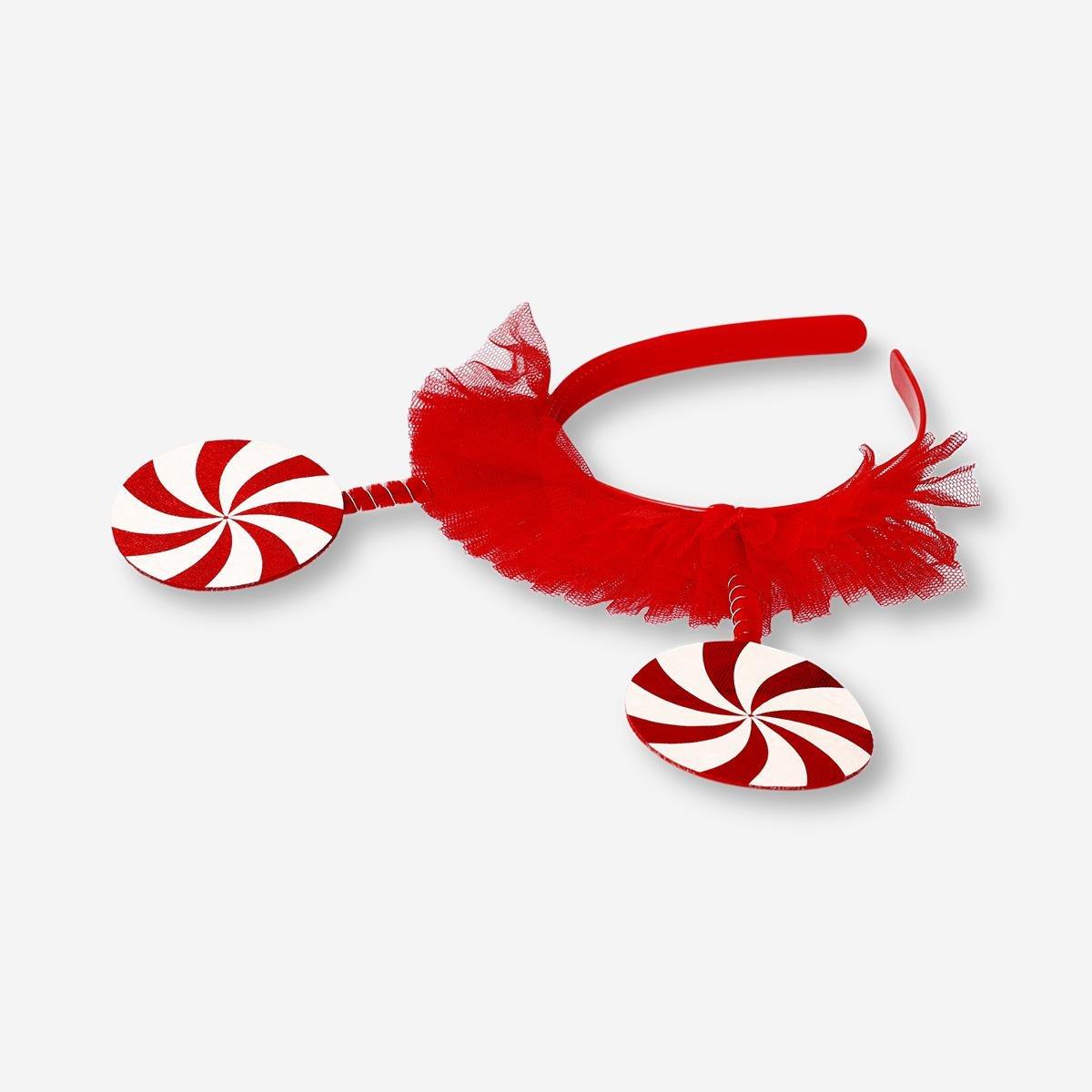 Red Candy Stripes Headband - For Adults
