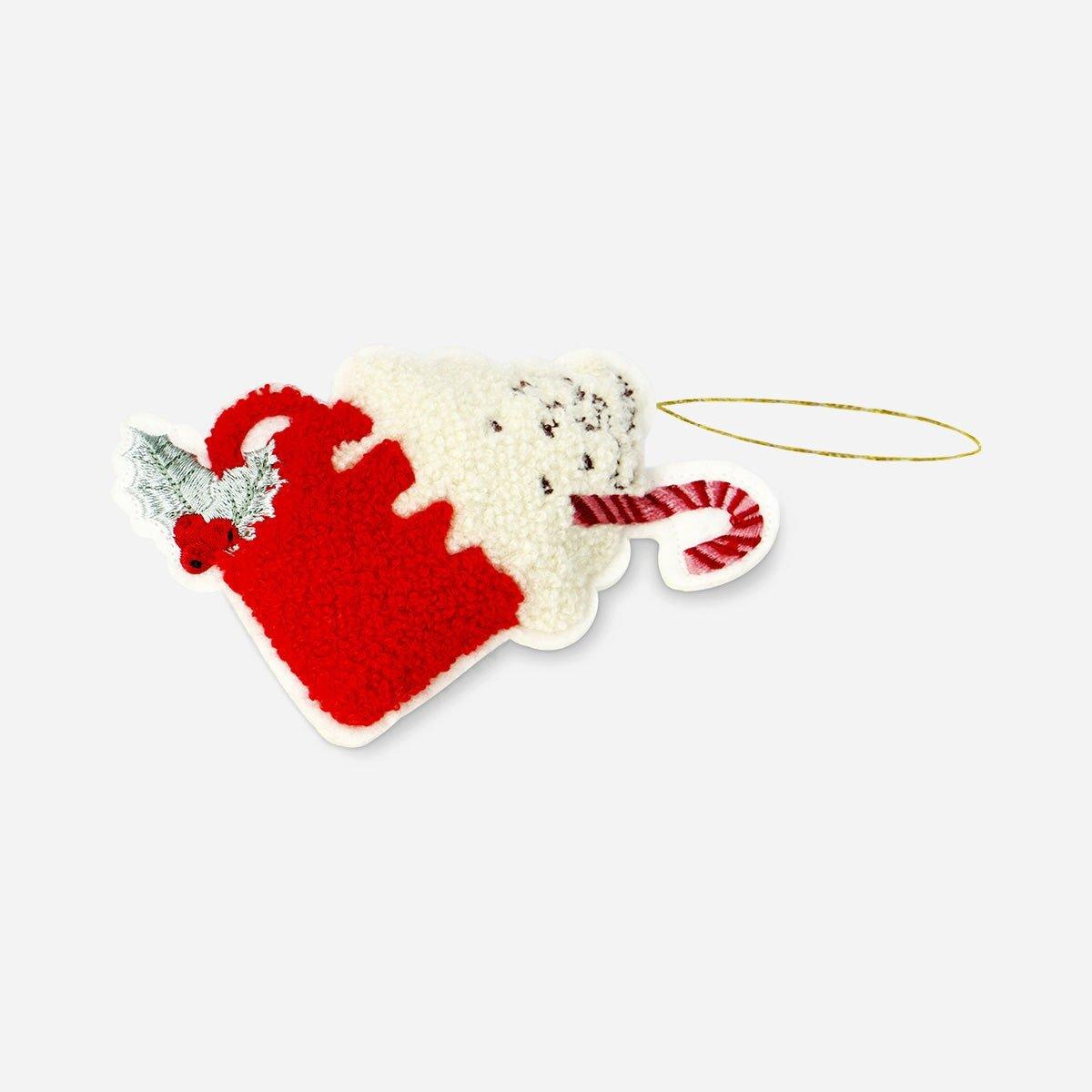 Red Hot Chocolate Boucle Ornament