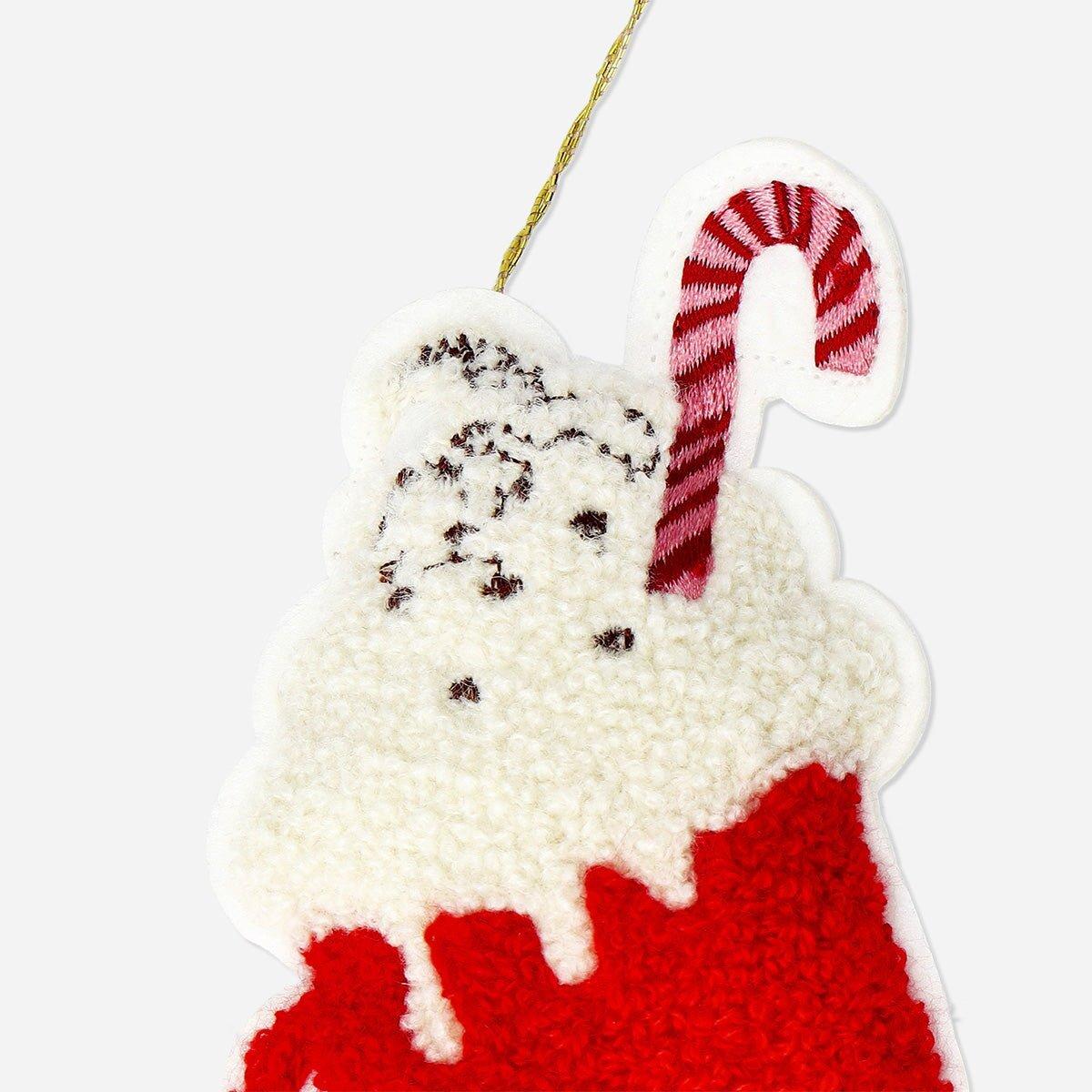 Red Hot Chocolate Boucle Ornament