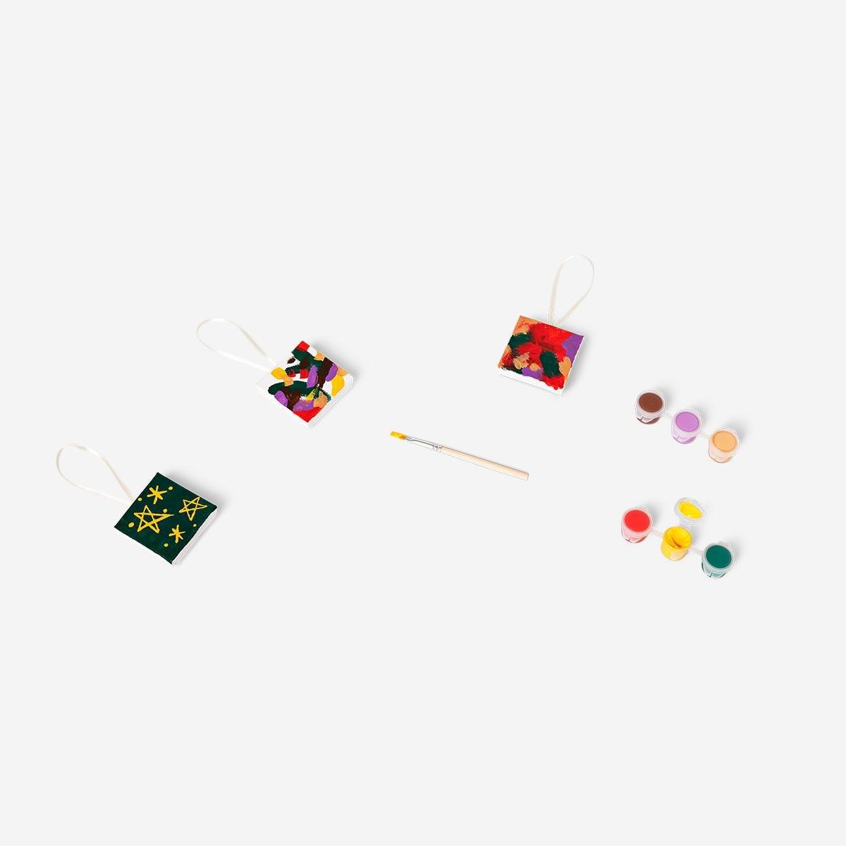 Multicolour Diy Hanging Canvas - 3 Pcs