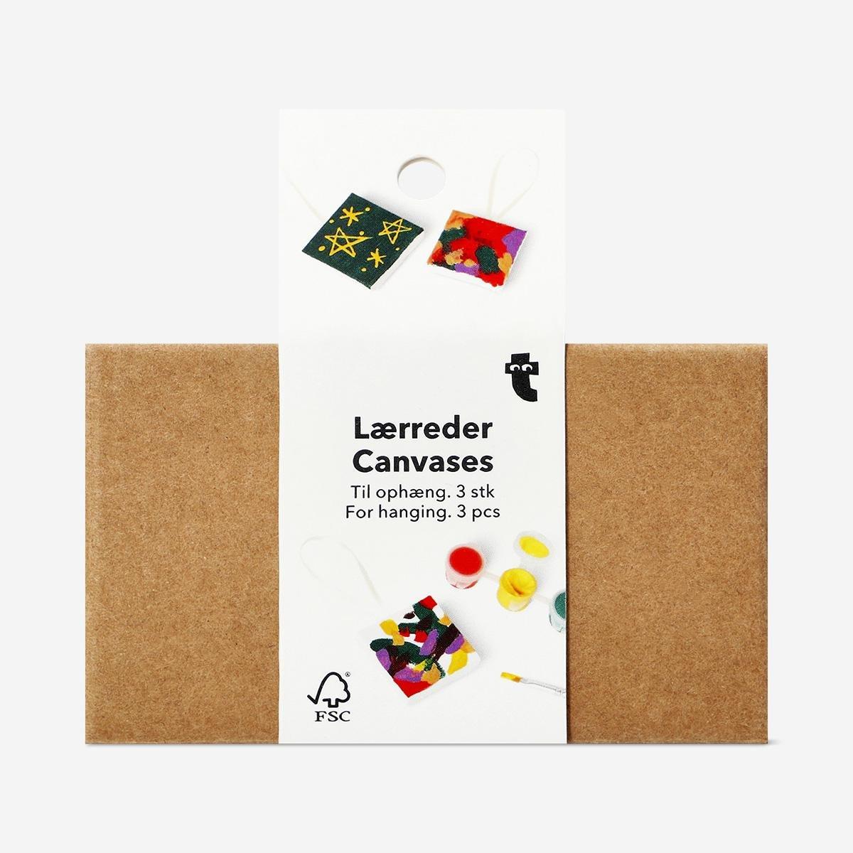 Multicolour Diy Hanging Canvas - 3 Pcs