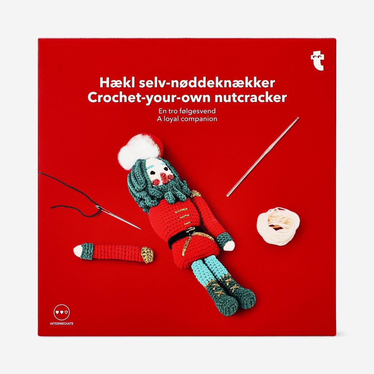 Multicolour Diy Crocheted Nutcracker