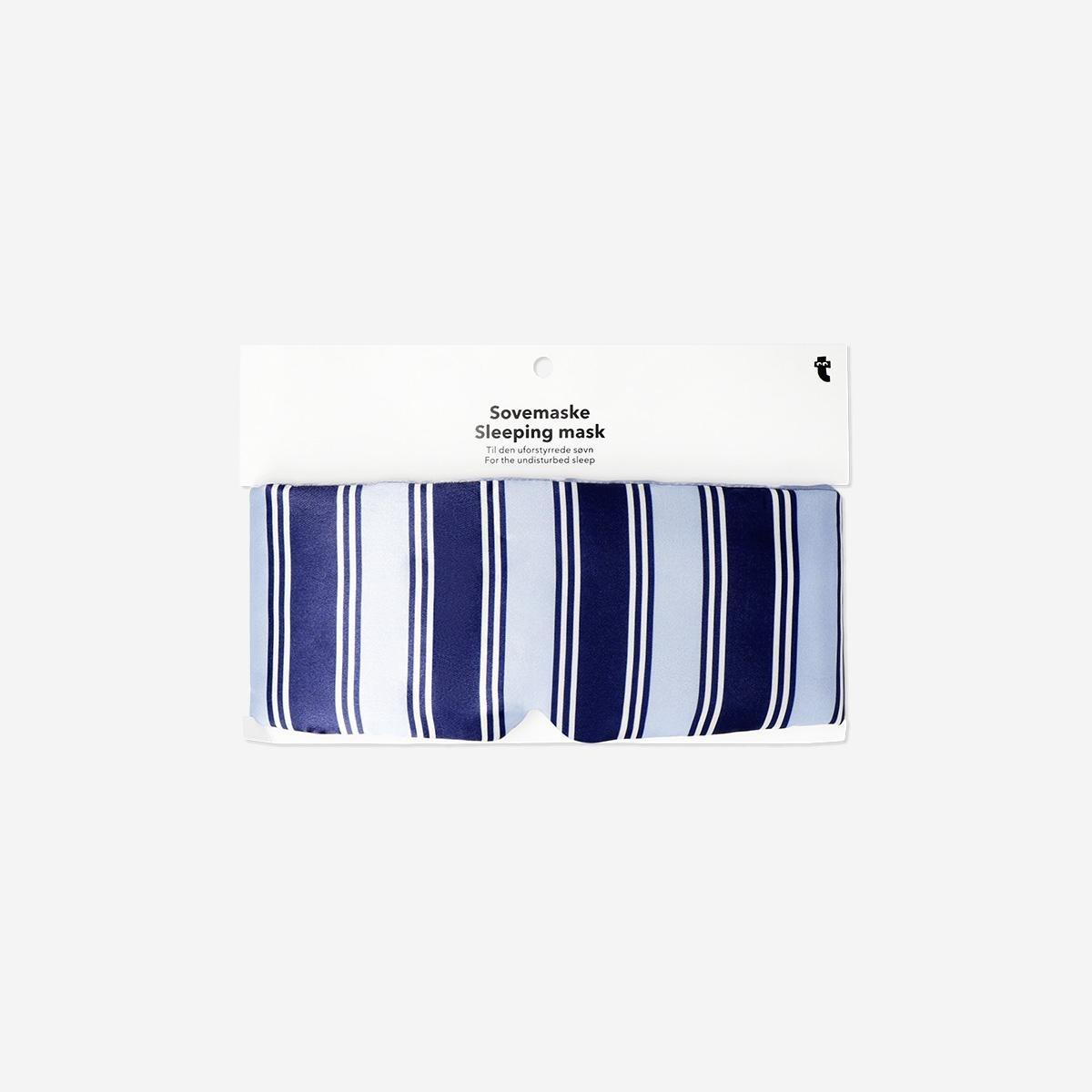 Multicolour Oversized Striped Sleep Mask