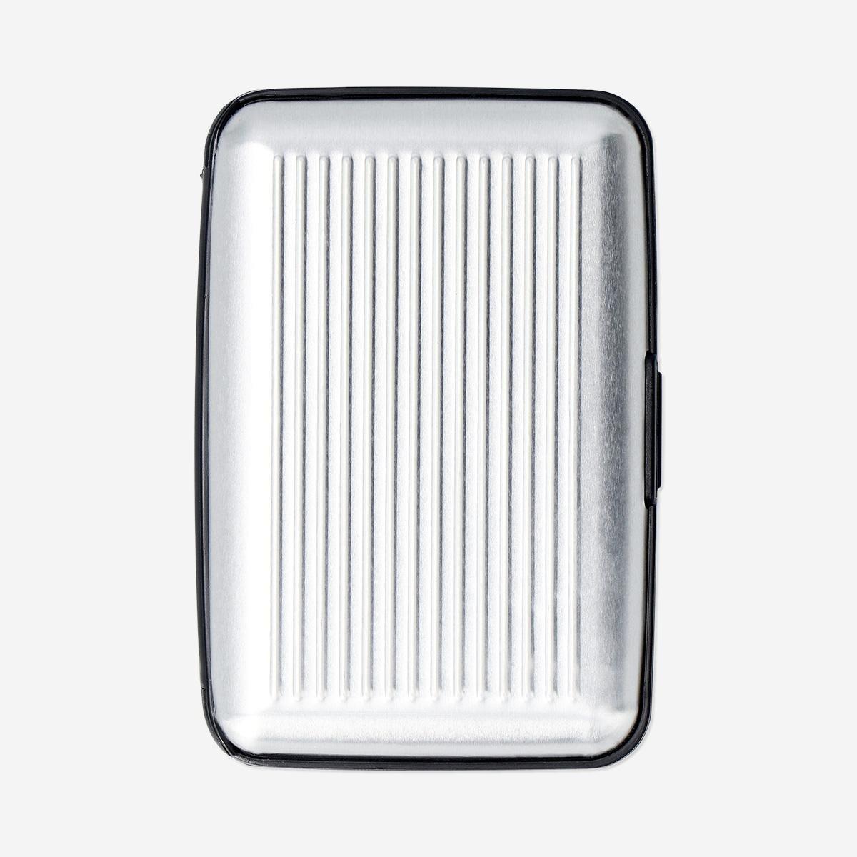 Silver Metal Card Holder