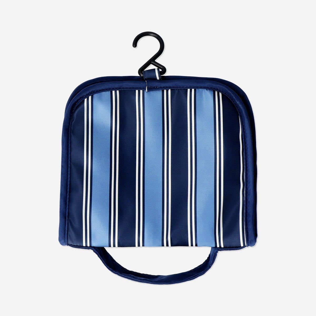 Multicolour Striped Hanging Toiletry Bag