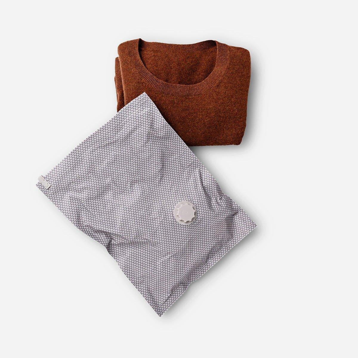 Grey Vacuum Storage Bags For Clothes - 2 Pieces