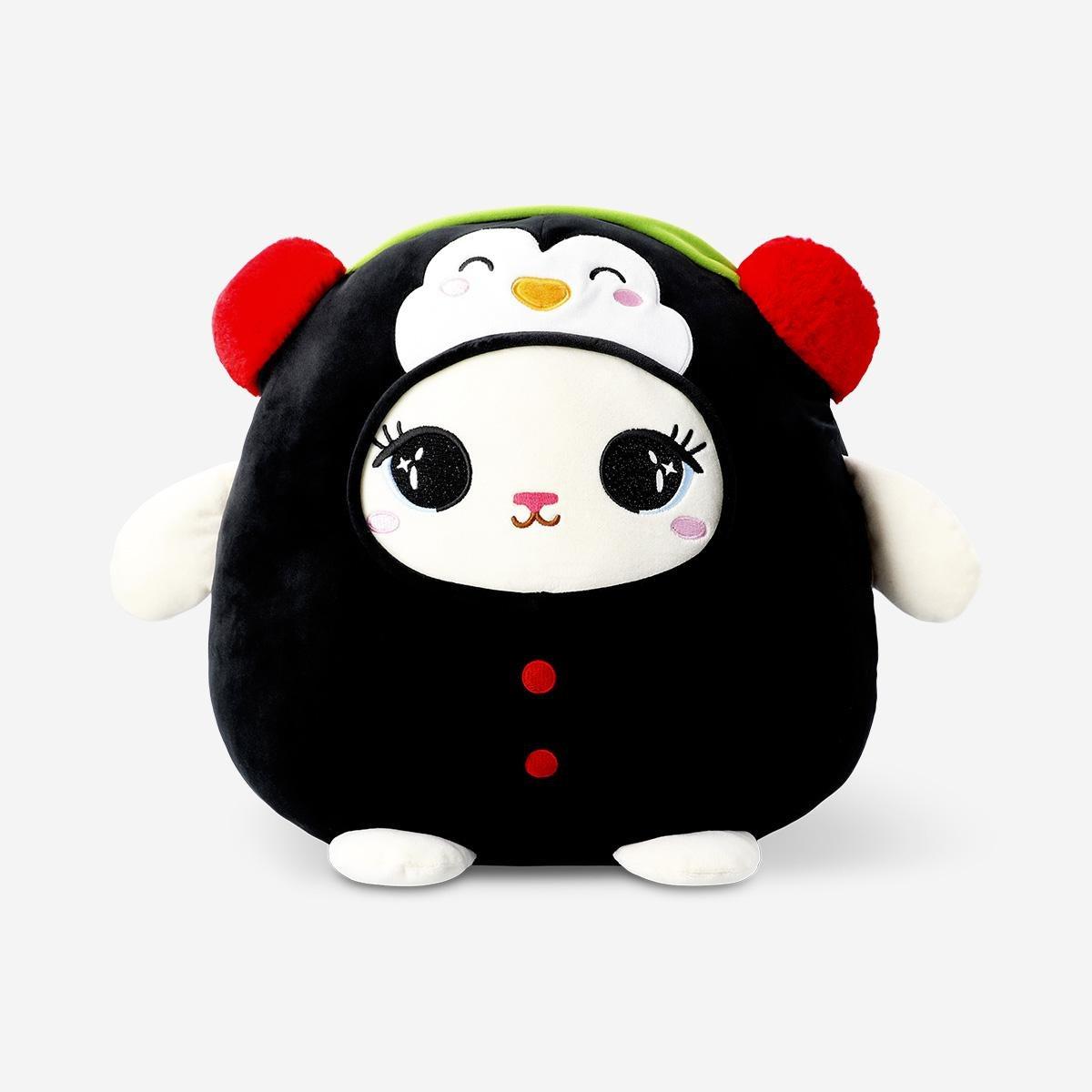 Multicolour Plush Toy - Cat Dressed As Penguin