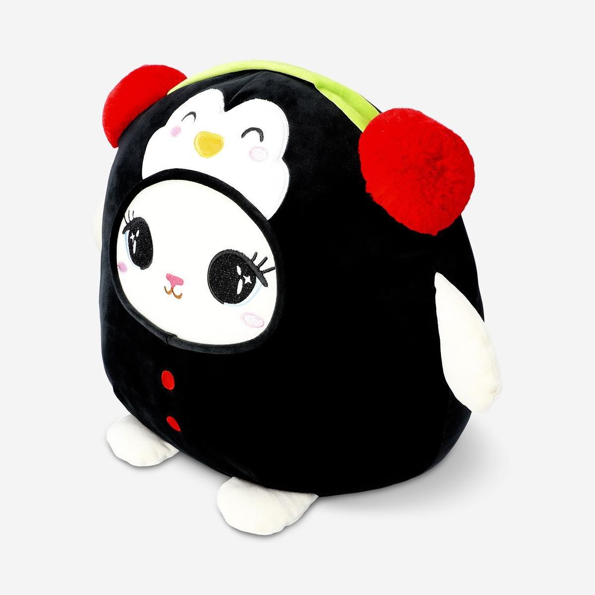 Multicolour Plush Toy - Cat Dressed As Penguin