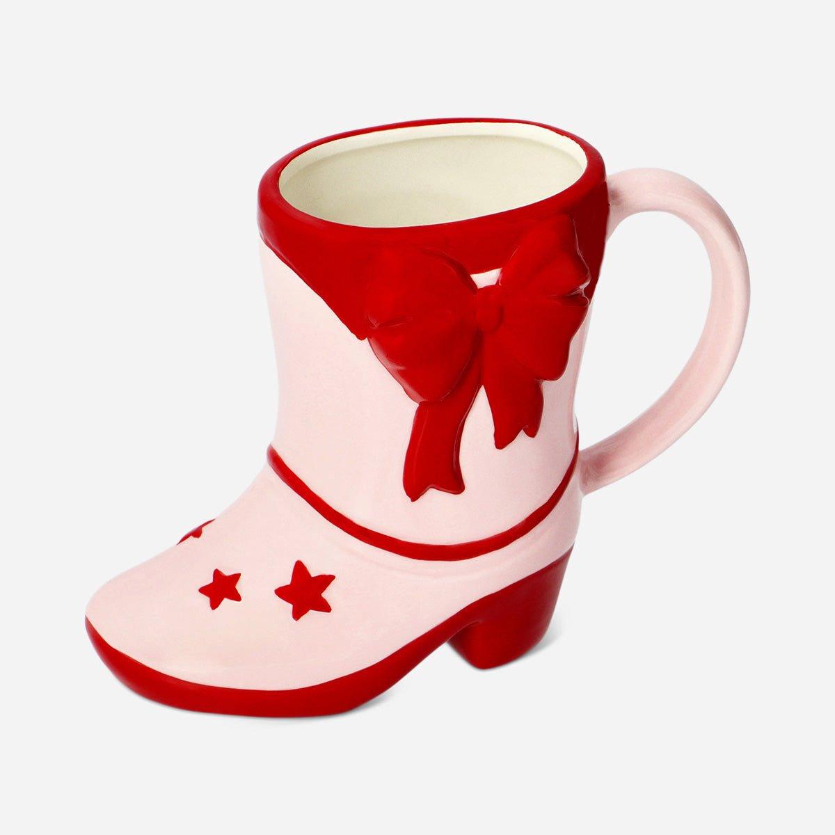 Multicolour Cowboy Boot Mug - 290 Ml
