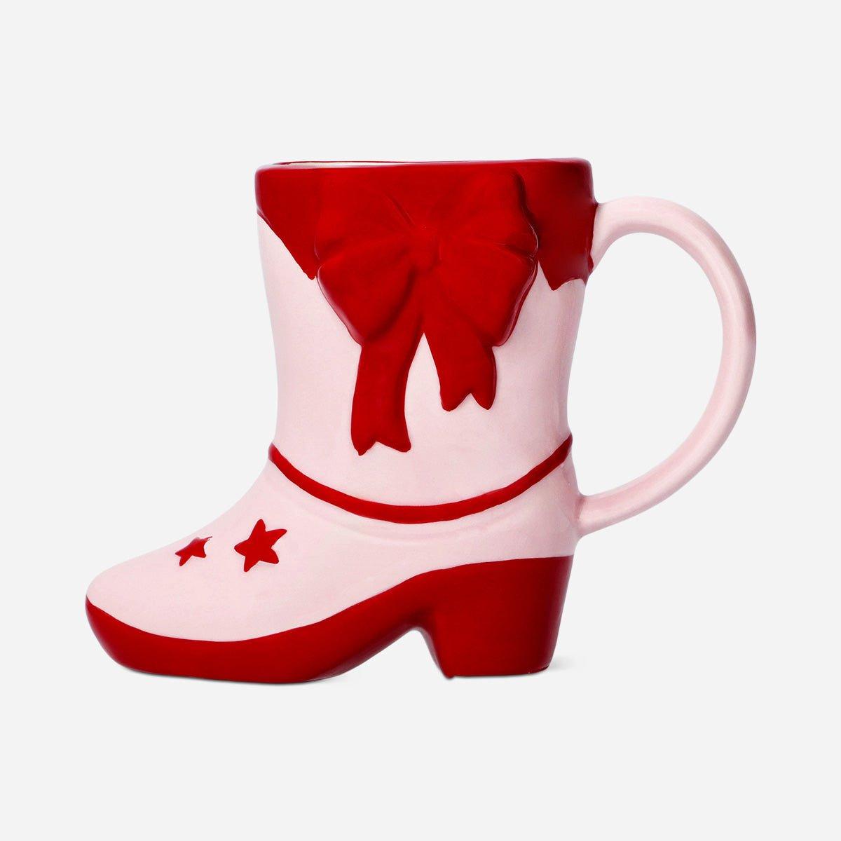 Multicolour Cowboy Boot Mug - 290 Ml
