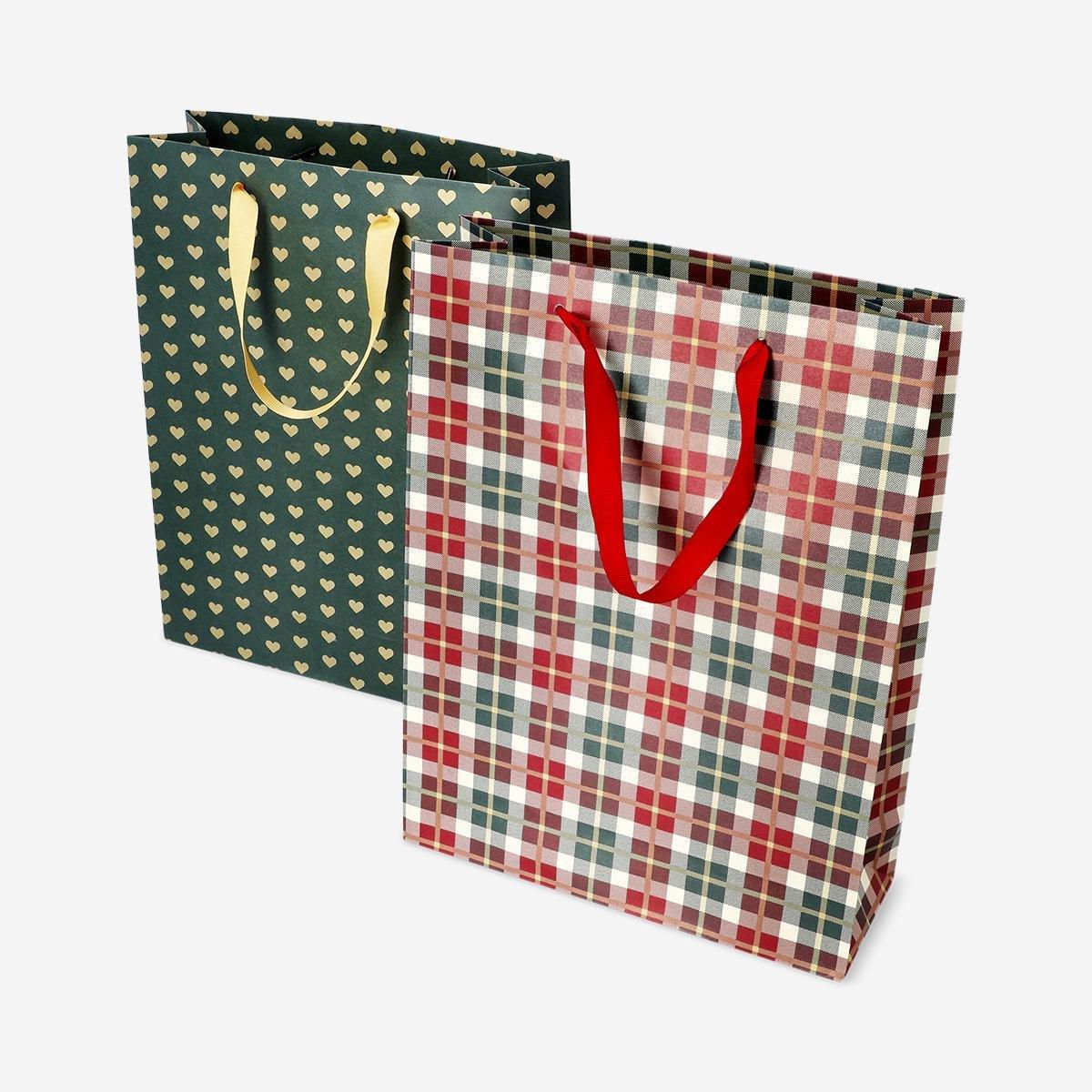 GIFT BAG COATED 25 X 33 CM 2 P CS