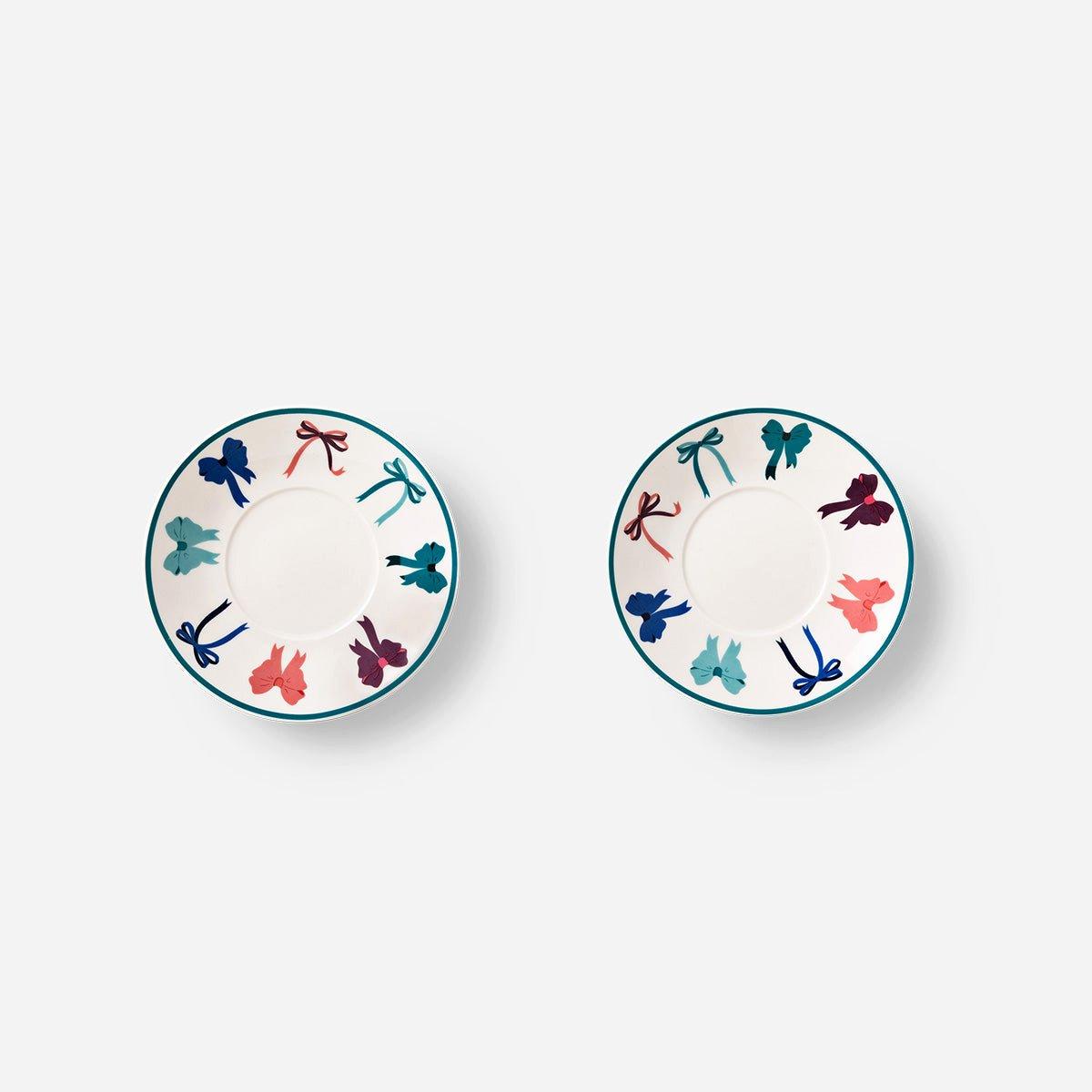 Multicolour Espresso Nutcracker Mugs With Saucers - Pack Of 4