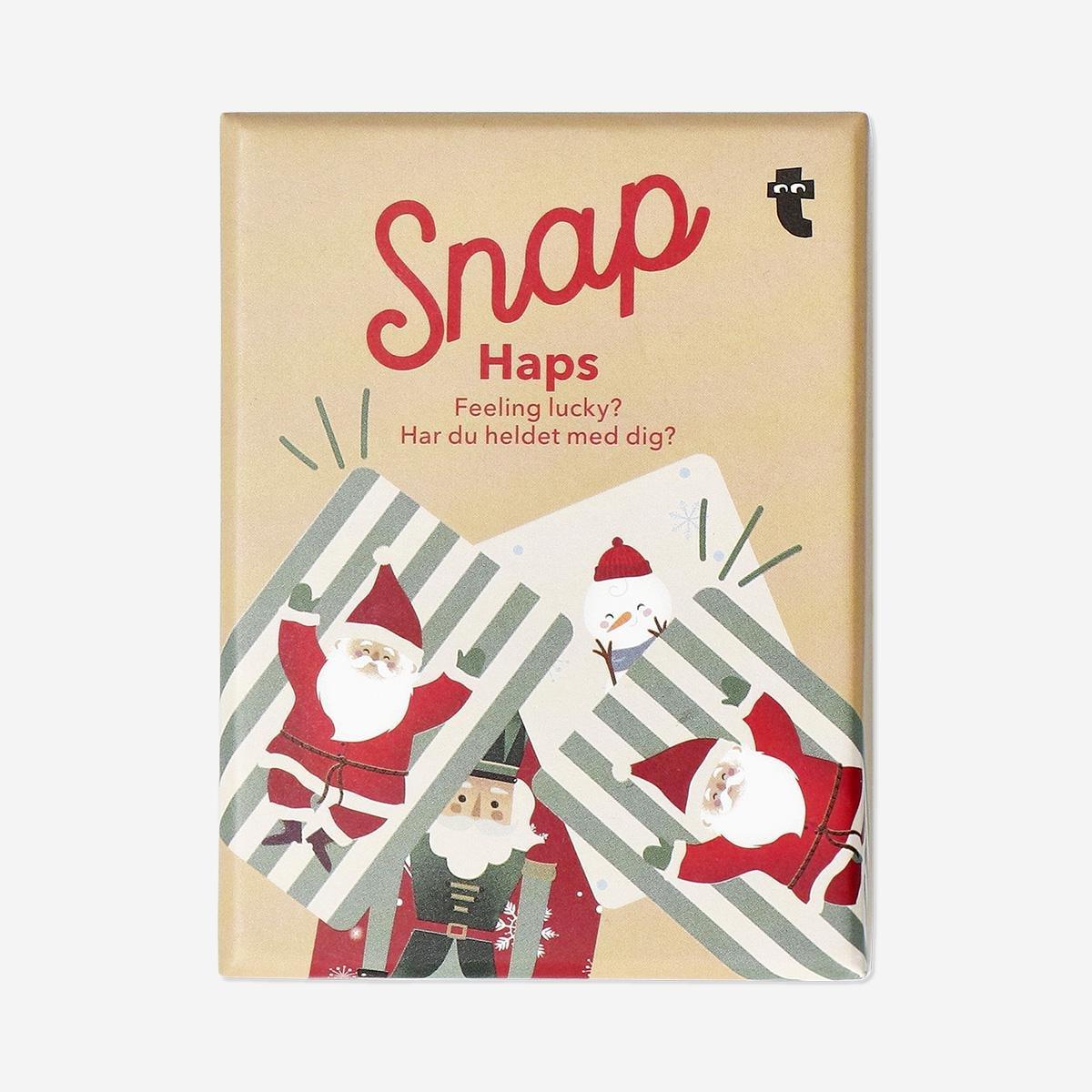Multicolour Christmas Snap Card Game