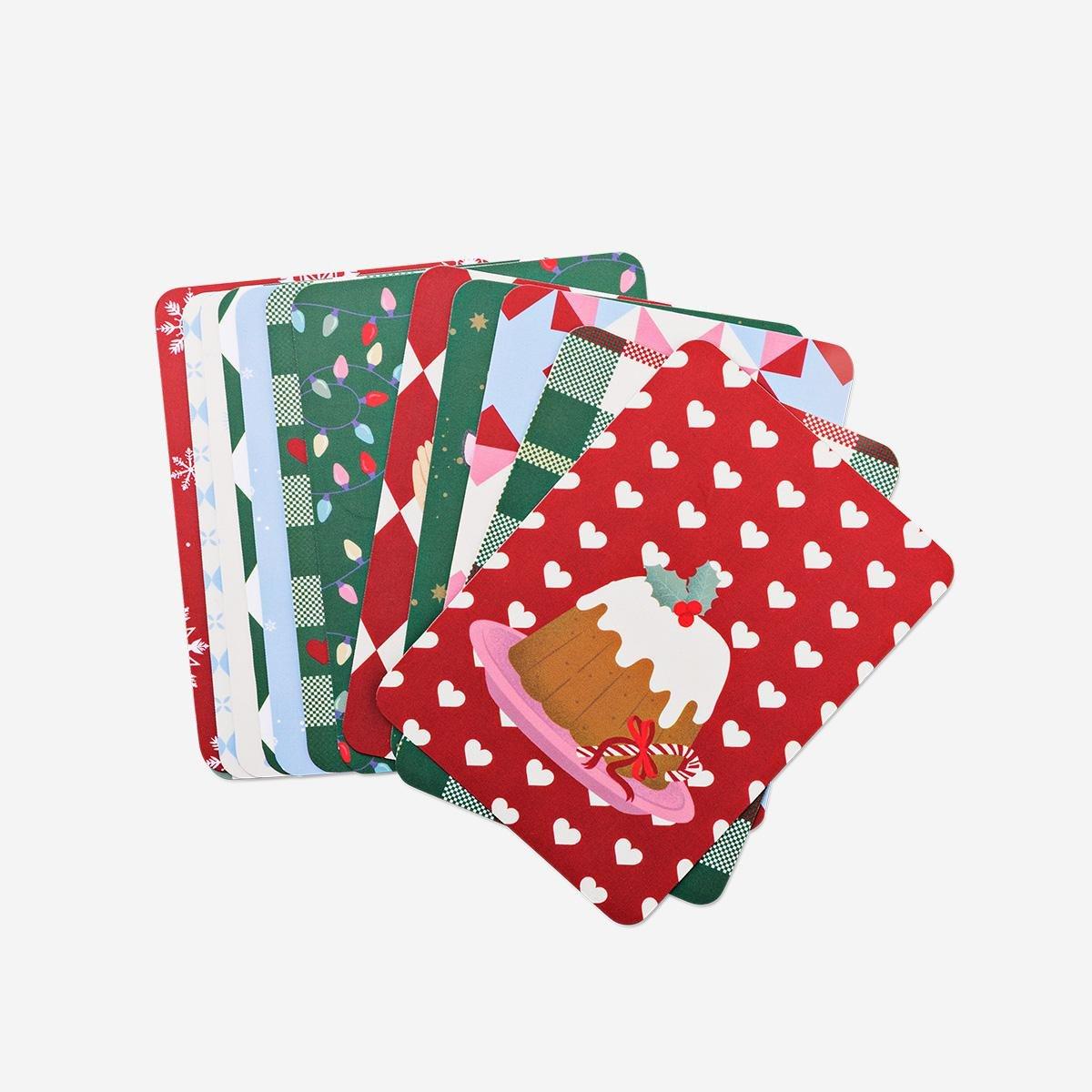 Multicolour Christmas Snap Card Game