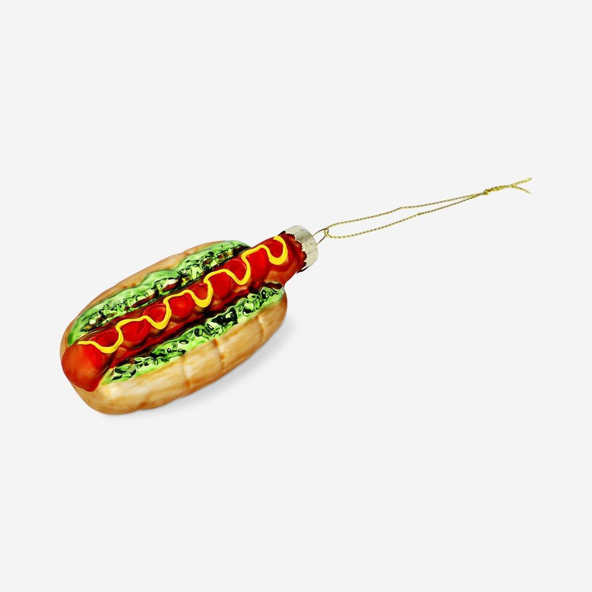 Multicolour Christmas Bauble - Hotdog