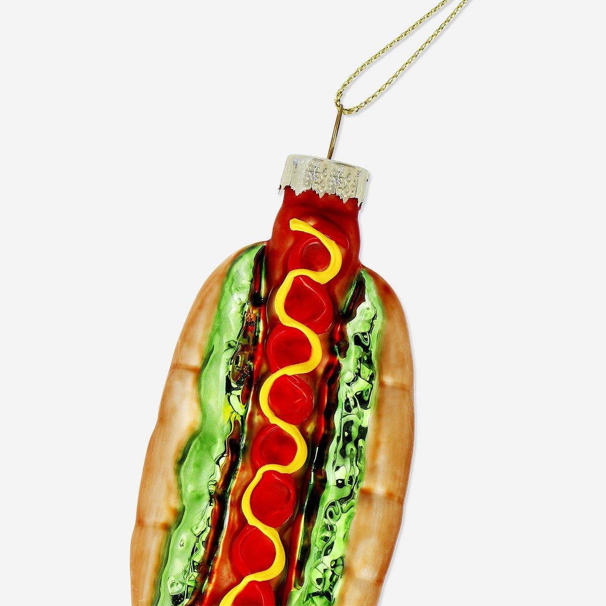 Multicolour Christmas Bauble - Hotdog